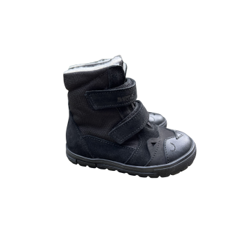 BARTUŚ - Buty zimowe botki ocieplane kozaki - 315 sowa czarny - 3