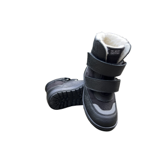 Buty zimowe botki ocieplane kozaki - BARTUŚ - 315 kozak czarny - 3