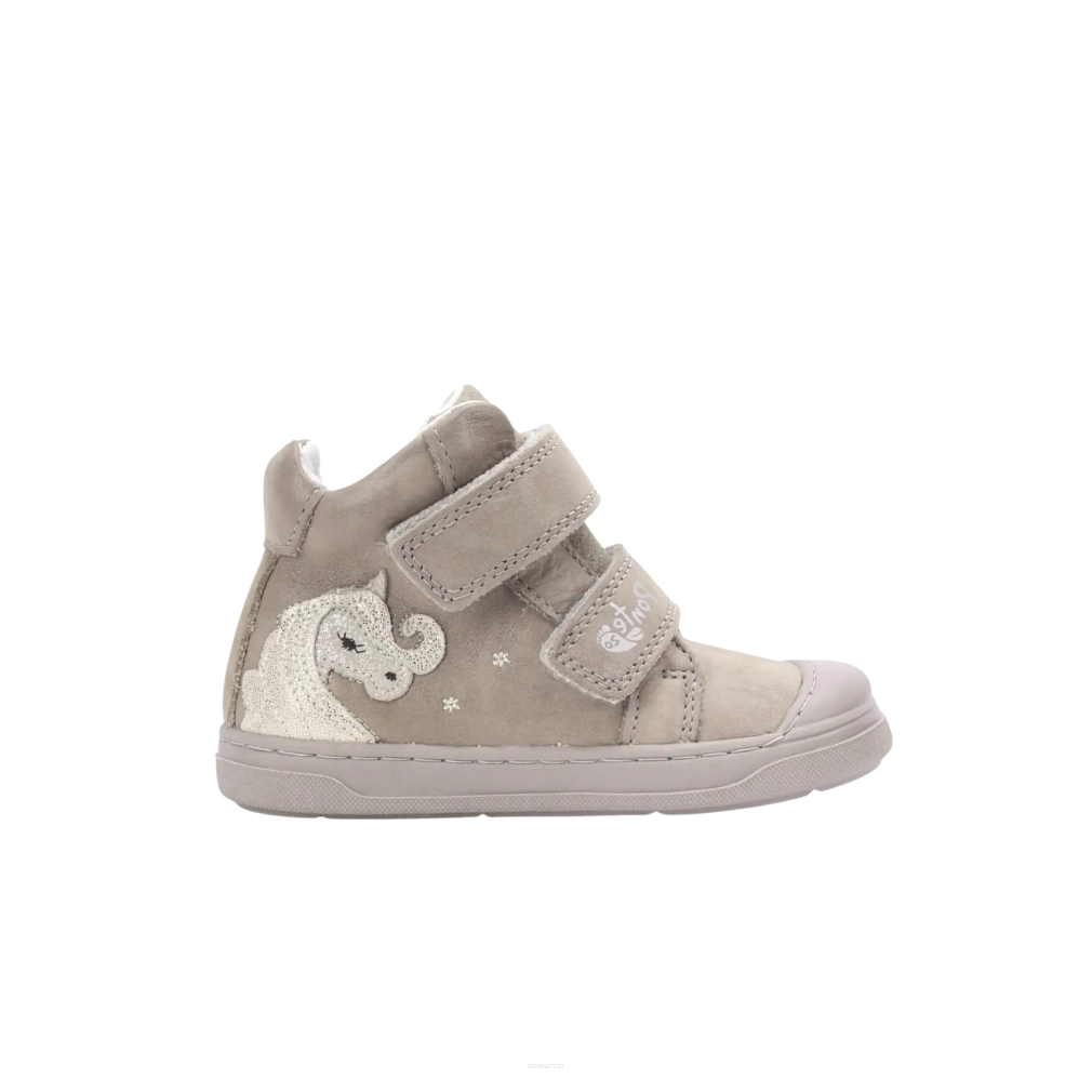 Trzewiki skórzane dla dziewczynki DA06-5-2678A Bronze - DD Step