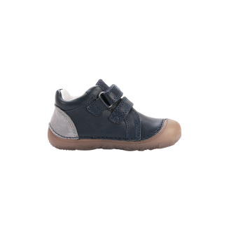 Półbuty skórzane barefoot dla chłopca S073-52875B Black – świecące w ciemności DD Step - 5