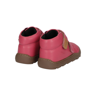 Alf Fuxia - AMEKO - różowe, fuksjowe, trzewiki skórzane barefoot - 4