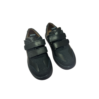 Trampki czarne trzewiki, skórzane dla chłopca 1362 Black- MAZUREK MANUFAKTURA - 3