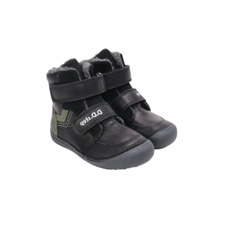 Zimowe buty skórzane DD STEP - W063-52804B Black - 3