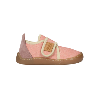 Kapcie Barefoot - PIKO BROWNROSE- AMEKO pudrowy róż - 3