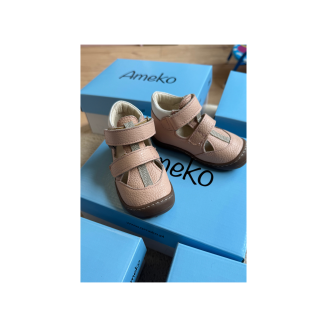 Sandały półsandały butki dla dziewczynki pierwsze kroczki Jeko Satin - AMEKO - 2