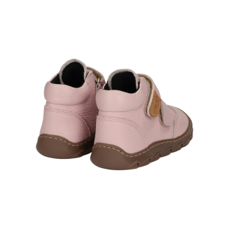 Ringo Rose - AMEKO - różowe trzewiki skórzane barefoot - 4