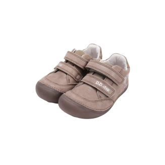 Półbuty skórzane barefoot S063-52937B Cream – świecące w ciemności - 4