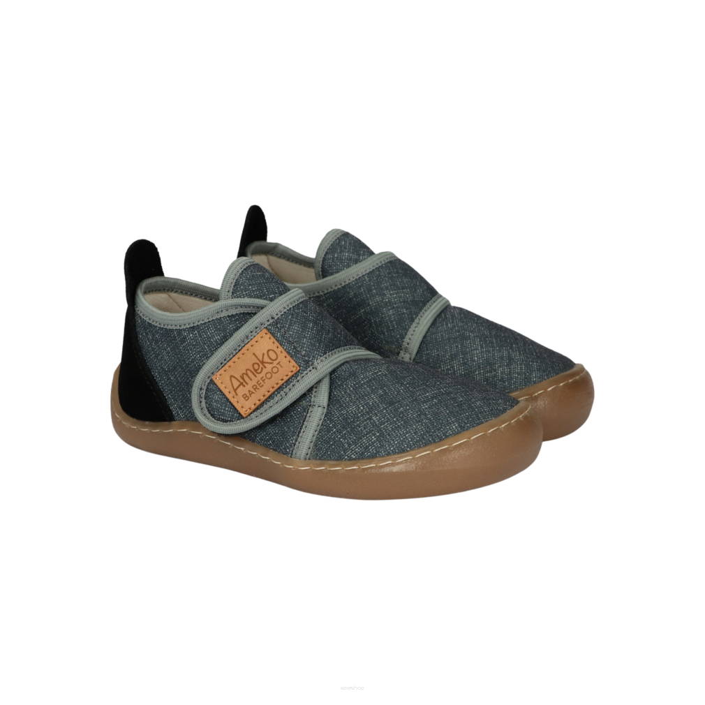 Kapcie Barefoot - PIKO Antracyt- AMEKO ciemny szary